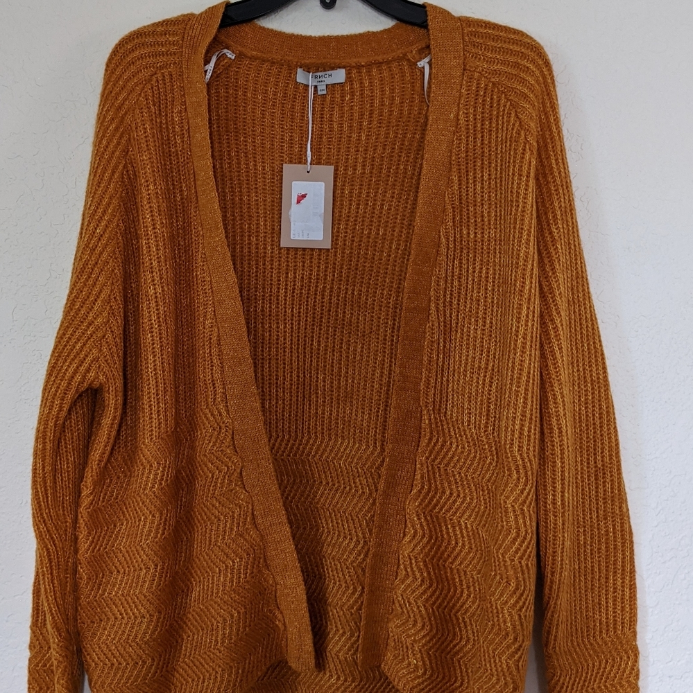 FRNCH Paris knit oversized cardigan Sz: S/M NWT